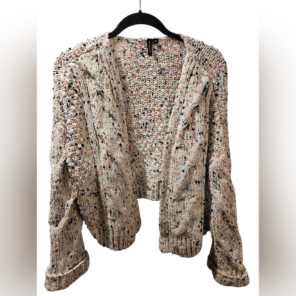 moon & madison Speckled Knit Cardigan